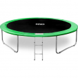 Превью картинка Батут Happy Jump PRO 8ft 252см с внешней сеткой и лестницей