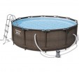 Превью картинка Бассейн каркасный Bestway Steel Pro MAX Ротанг 56709 (366х100)