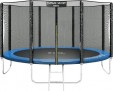 Превью картинка Батут Atlas Sport Basic 435см 14ft (синий)