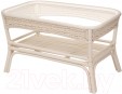 Превью картинка Стол садовый Мир Ротанга Алекса (белый)