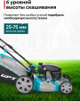 Превью картинка Газонокосилка бензиновая GPT GLM-K5136SA-H