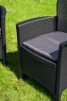 Превью картинка Комплект садовой мебели Ipae Progarden Jungle JUN06CAN (антрацит)