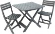 Превью картинка Комплект садовой мебели Ipae Progarden Camping SET018AN (антрацит)