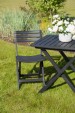 Превью картинка Комплект садовой мебели Ipae Progarden Camping SET018AN (антрацит)