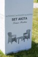 Превью картинка Комплект садовой мебели Ipae Progarden Akita set AKTC12AN