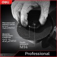 Превью картинка Угловая шлифовальная машина Deli EDE-JM125-1E (черный)