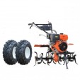 Превью картинка Мотокультиватор бензиновый Skiper SP-1400S + колеса 19х7-8