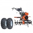 Превью картинка Мотокультиватор бензиновый Skiper SP-1800S + колеса 19х7-8