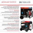 Превью картинка Генератор дизельный Fubag DS 7500 A ES