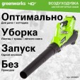 Превью картинка Воздуходувка аккумуляторная Greenworks G40AB (2400807)