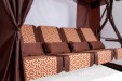 Превью картинка Качели садовые Arno Дефа Люси Люкс 2017-КД-58/Л (шоколадный)