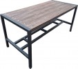 Превью картинка Стол садовый СтальСнабДизайн Лофт ДПК