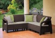 Превью картинка Диван садовый Keter Corfu II Relax / 258950 (коричневый)