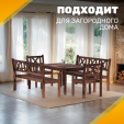 Превью картинка Комплект садовой мебели Sundays Ф-183 1/2/2 (орех)