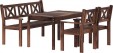 Превью картинка Комплект садовой мебели Sundays Ф-183 1/2/1 (орех)