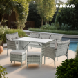 Превью картинка Комплект садовой мебели Sundays Taormina SFS 078 (серый)