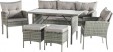 Превью картинка Комплект садовой мебели Sundays Taormina SFS 078 (серый)
