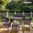 Превью картинка Комплект садовой мебели Sundays Taormina SFS 078