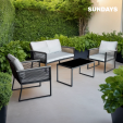 Превью картинка Комплект садовой мебели Sundays LUC-X-A4-W0357 (серый)