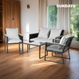 Превью картинка Комплект садовой мебели Sundays LUC-X-A4-W0357 (серый)