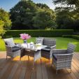 Превью картинка Комплект садовой мебели Sundays LUC-NA04