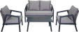 Превью картинка Комплект садовой мебели Sundays LUC-2446E (серый)