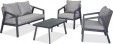 Превью картинка Комплект садовой мебели Sundays LUC-2446E (серый)