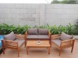 Превью картинка Комплект садовой мебели National Tree Company Из акации / TP6072.3 (4 предмета)