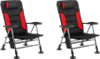 Превью картинка Комплект кресел складных Coyote HYK001 (2шт, черный/красный)