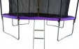 Превью картинка Батут GoUP Elite 12FT (с сеткой и лестницей, фиолетовый)
