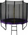 Превью картинка Батут GoUP Prestige 8FT (с сеткой и лестницей, фиолетовый)