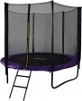 Превью картинка Батут GoUP Prestige 8FT (с сеткой и лестницей, фиолетовый)