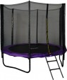 Превью картинка Батут GoUP Prestige 8FT (с сеткой и лестницей, фиолетовый)