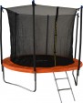 Превью картинка Батут GoUP Elite 8FT (с сеткой и лестницей, оранжевый)