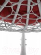 Превью картинка Кресло подвесное M-Group Для двоих / 11450106 (белый ротанг/красная подушка)