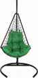 Превью картинка Кресло подвесное BiGarden Wind Black (подушка зеленая)