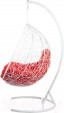 Превью картинка Кресло подвесное BiGarden Tropica White (красная подушка)