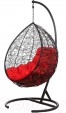 Превью картинка Кресло подвесное BiGarden Tropica Black (красная подушка)