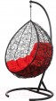 Превью картинка Кресло подвесное BiGarden Tropica Black (красная подушка)
