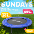 Превью картинка Батут Sundays D101 (синий)