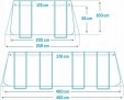 Превью картинка Каркасный бассейн Intex Prism Frame Chevron / 26780 (400х200х100)