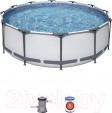 Превью картинка Каркасный бассейн Bestway Steel Pro 56260 (366x100, с фильтр-насосом)