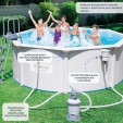 Превью картинка Каркасный бассейн Bestway Hydrium 56574 (360x120, с песочным фильтр-насосом)