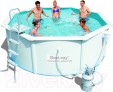 Превью картинка Каркасный бассейн Bestway Hydrium 56574 (360x120, с песочным фильтр-насосом)