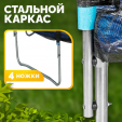 Превью картинка Батут Sundays Favorite 14FT (синий, с сеткой, с лестницей)