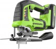 Превью картинка Электролобзик Greenworks GD24JS120 бесщеточный 24V / 3601407CUA (с АКБ 2Ач и ЗУ)