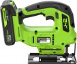 Превью картинка Электролобзик Greenworks GD24JS90 бесщеточный 24V / 3601707CUA (с АКБ 2Ач и ЗУ)