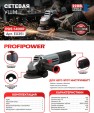 Превью картинка Угловая шлифовальная машина Profipower PGS-1400R / E0351
