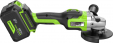Превью картинка Угловая шлифовальная машина Greenworks GD24AG бесщеточная 24V / 3200207CUH (с АКБ 8Ач и ЗУ)