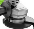 Превью картинка Угловая шлифовальная машина Greenworks GD24AG бесщеточная 24V / 3200207CUG (с АКБ 5Ач и ЗУ)